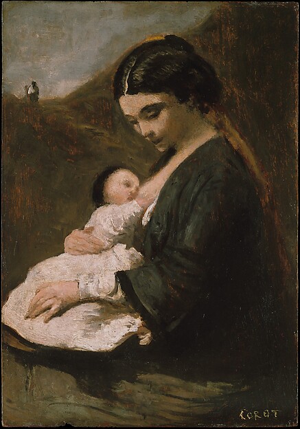 Camille Corot, Mother and Child