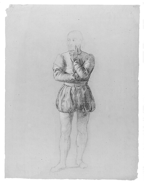 John Vanderlyn, Study for "The Landing of Columbus on San Salvador, October 12, 1492": Roderigo Sánchez of Segovia