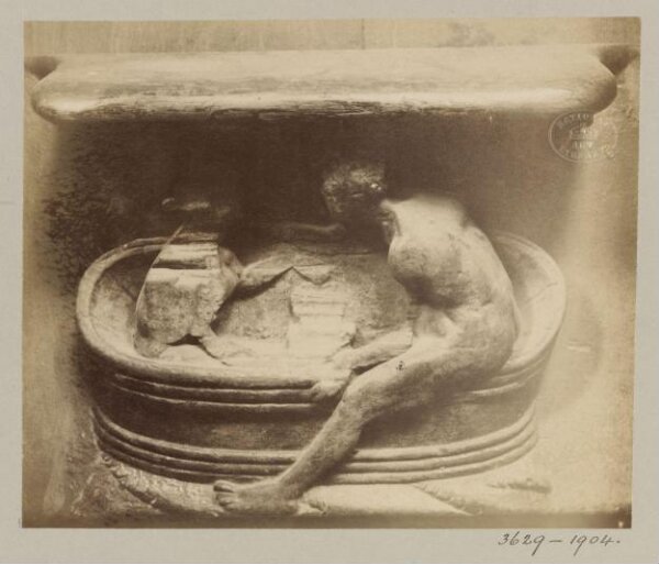 Atget, Jean-Eugène-Auguste, Church of SS Gervais et Protais, Miserere Seat, XVI Century', Paris, France