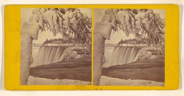 John B. Heywood, American Falls, through Ice Arch. [Niagara]
