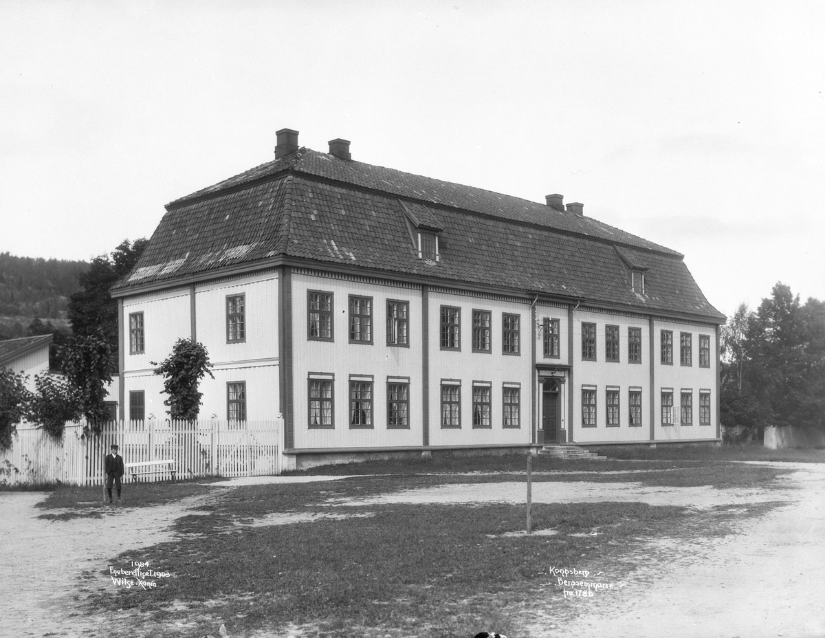 Anders Beer Wilse, Prot: Kongsberg - Bergseminaret fra 1786 4. Aug. 1903