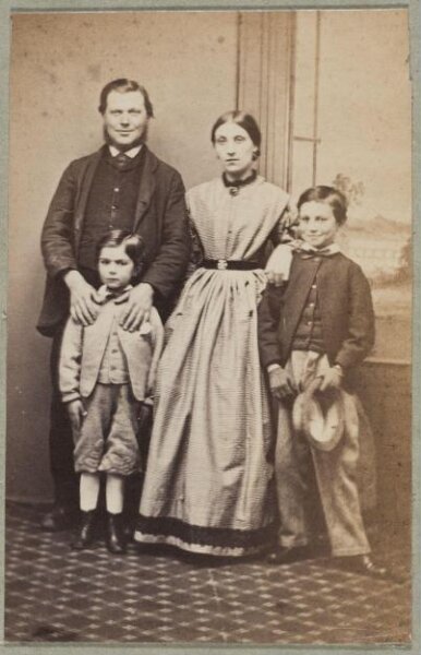 Unknown, Carte-de-visite photographs (32). Four photographs  are dry mounted on each sheet.