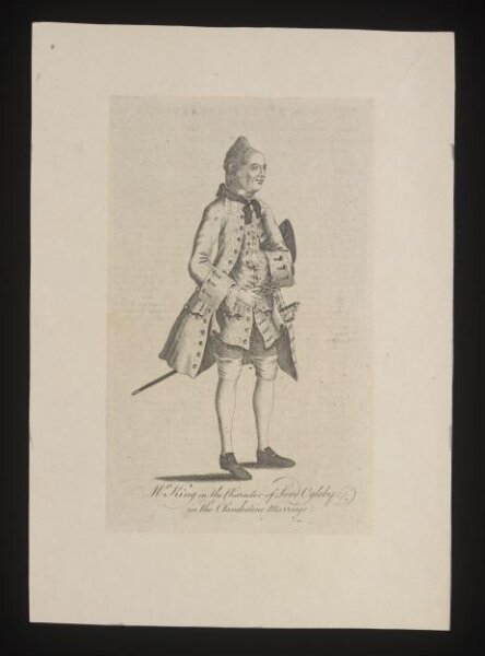 Unknown, Mr King in the Character of Lord Ogleby
