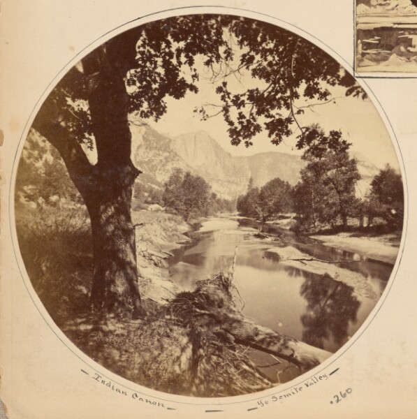 Carleton Watkins, Indian Canyon, Yosemite Valley, Mariposa County Cal.