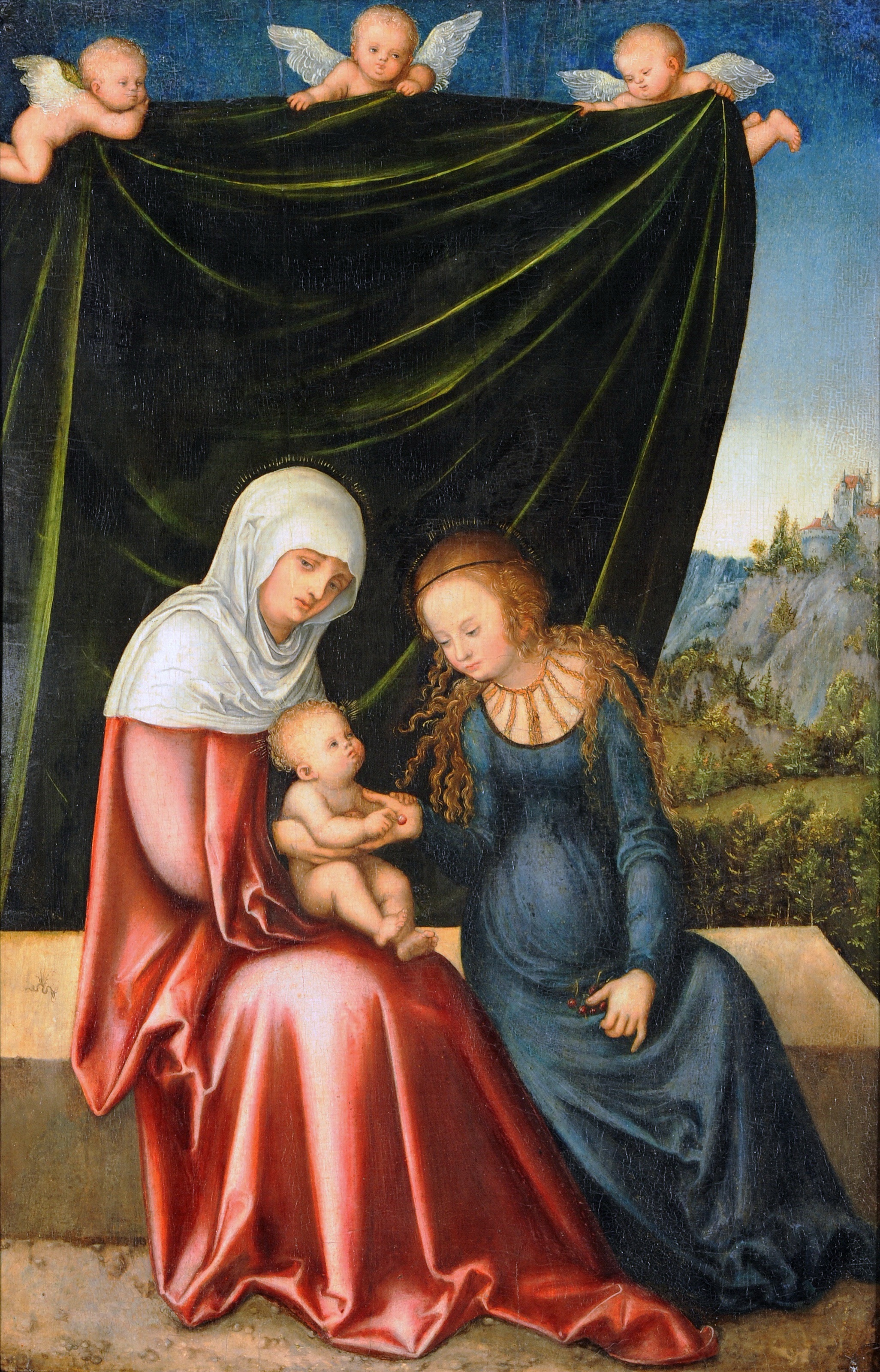 Lucas Cranach the Elder, The Virgin and Child with St Anne