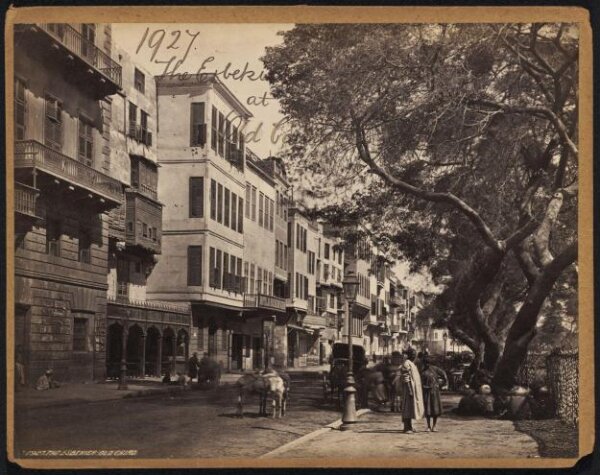 Francis Frith, The Esbekieh at Old Cairo