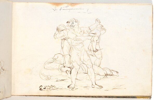 C.W. Eckersberg, Mandlig figurgruppe. De fire temperamenter