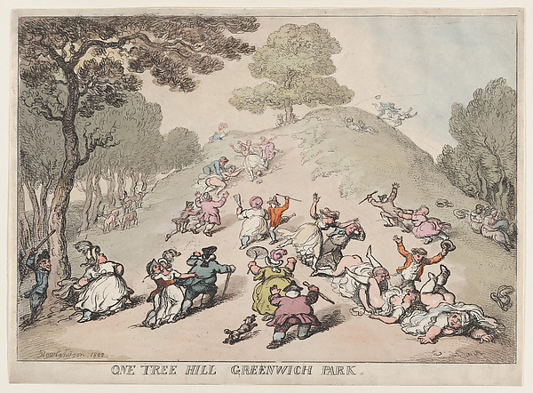 Thomas Rowlandson, One Tree Hill, Greenwich Park