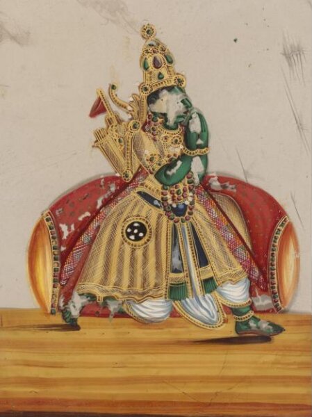 Unknown, One of twelve paintings of Hindu deities.