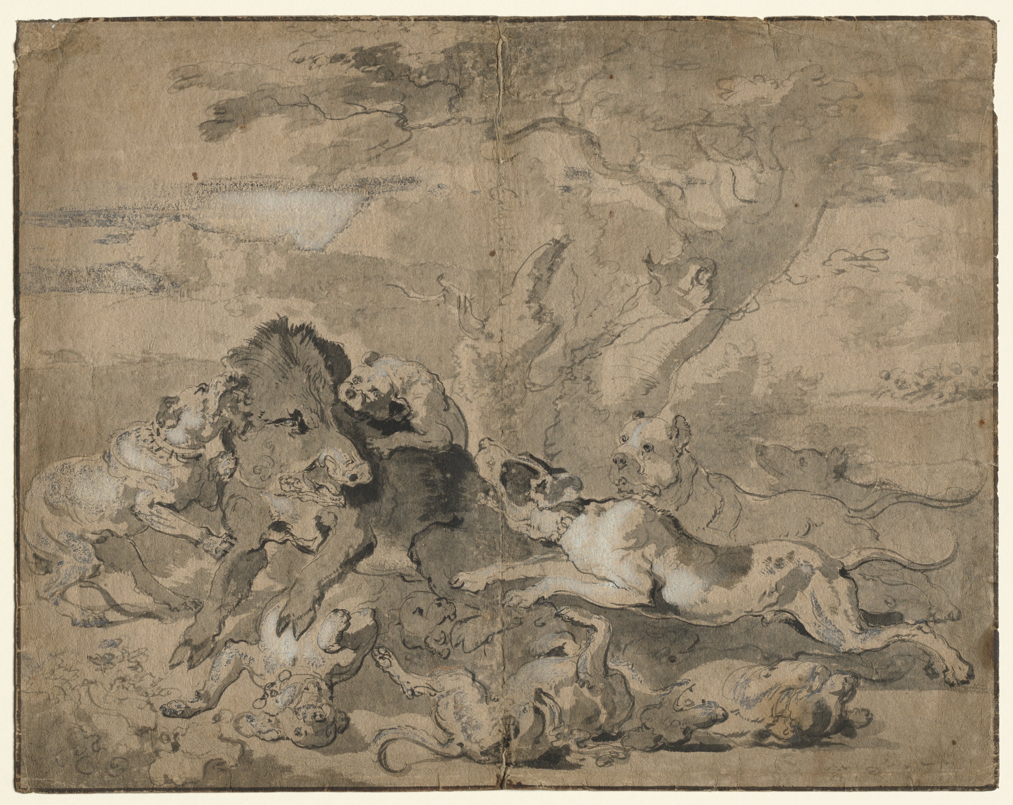 Abraham Hondius, Boar Hunt
