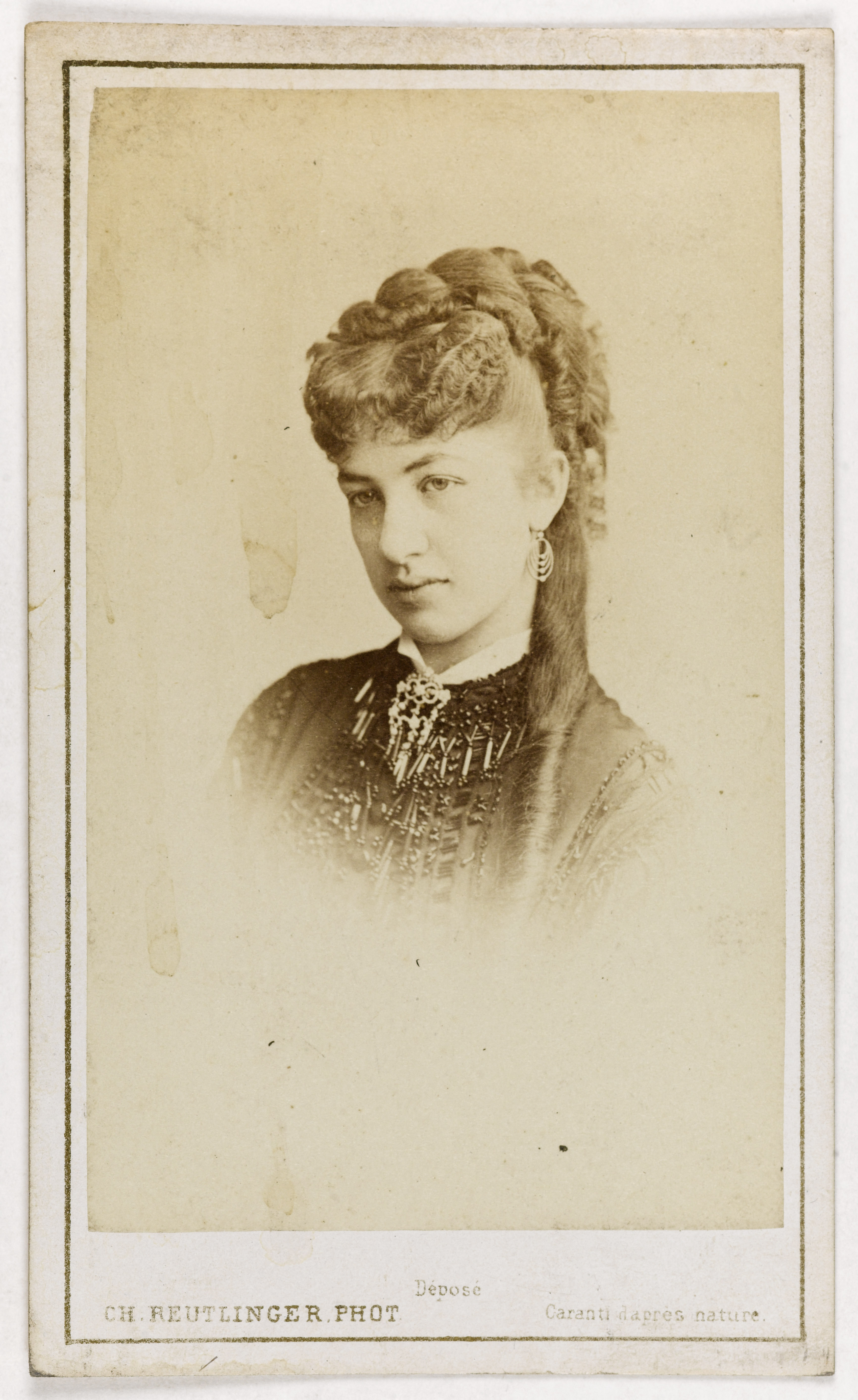 Charles Reutlinger, Portrait de Mme Valentine, actrice