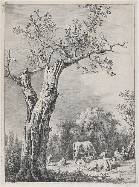 Jean Jacques de Boissieu, Spring, after a drawing made at Saint-Chamond
