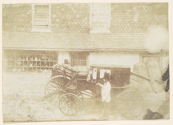 Unknown, [Men By Carriage in Street]
