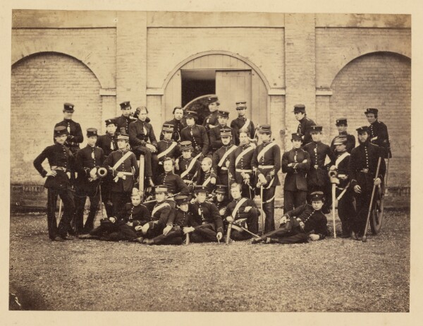 Unknown, [Group portrait of military students]