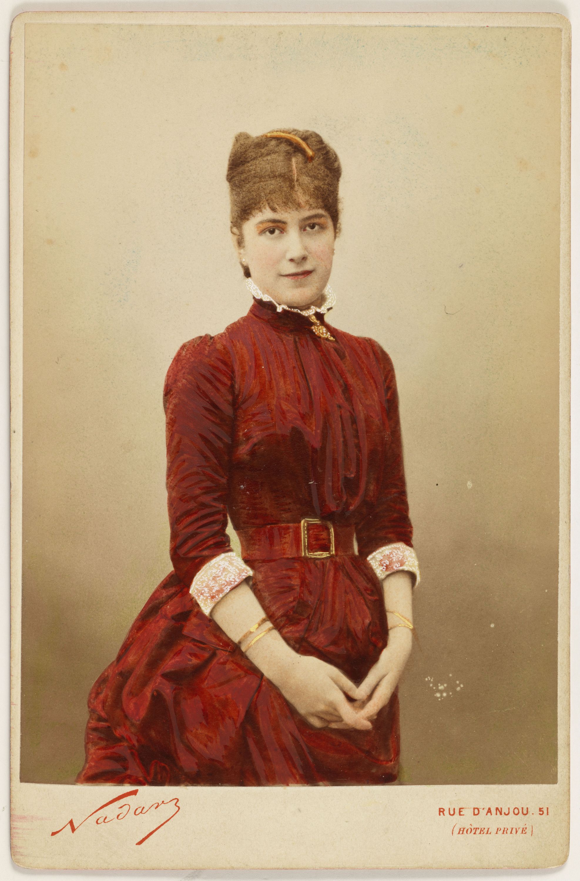 Atelier Nadar, Portrait de Rosa Bruck, actrice