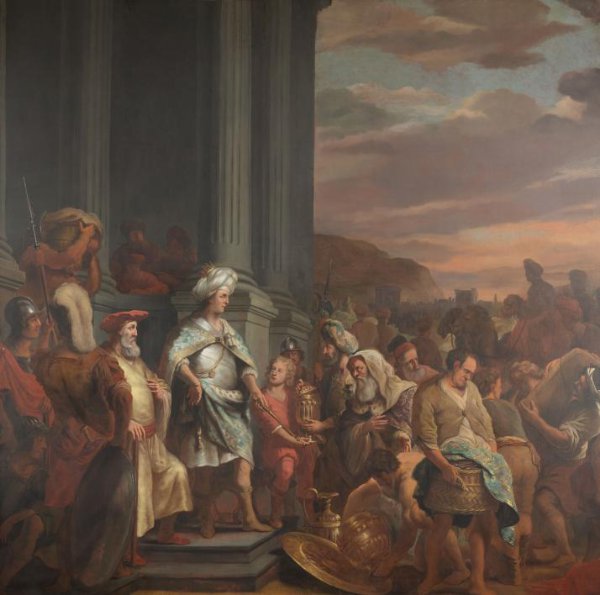 Ferdinand Bol, Salomon Receives Gifts