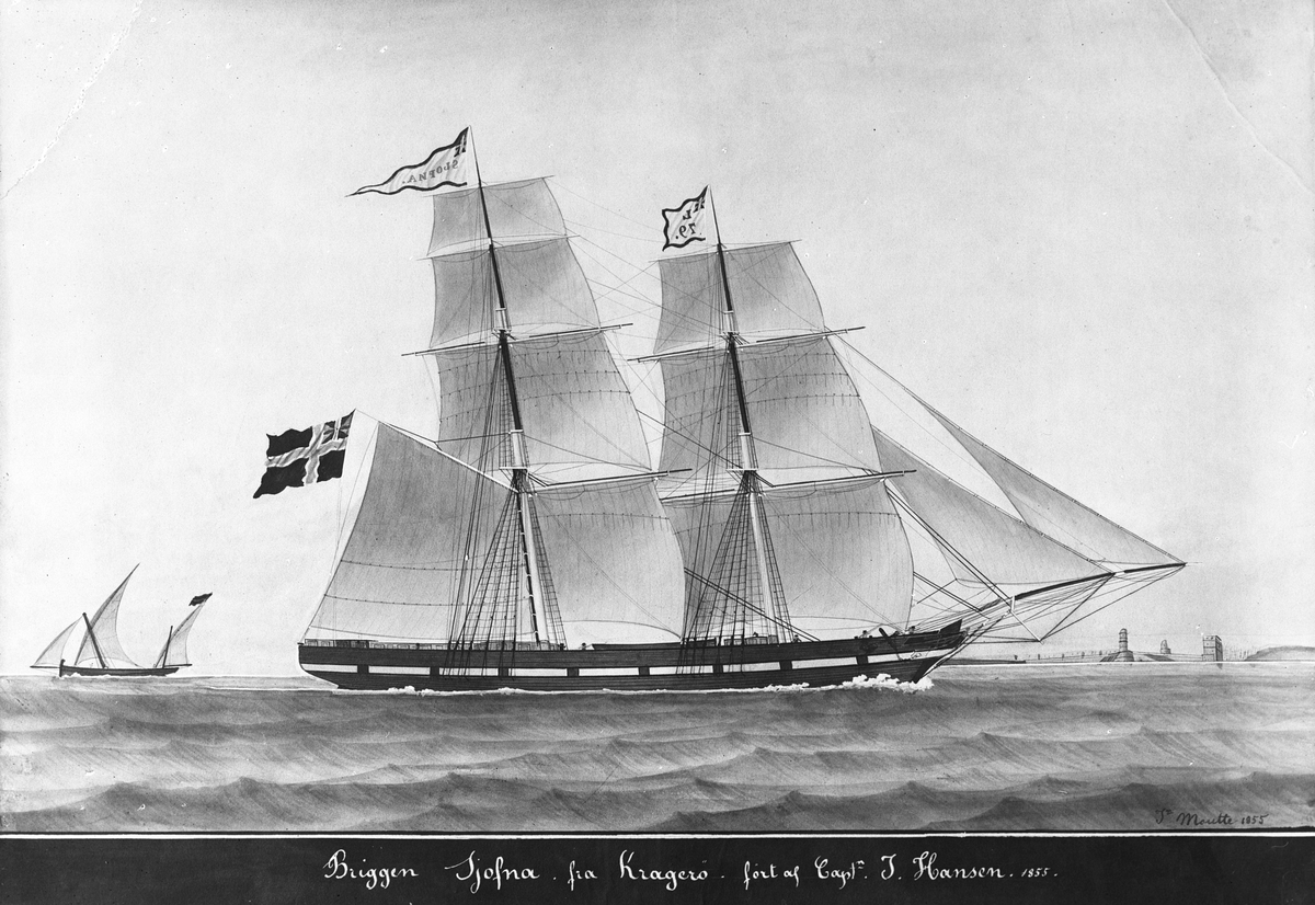 Anders Beer Wilse, Prot: Kragerø skibe sjofna