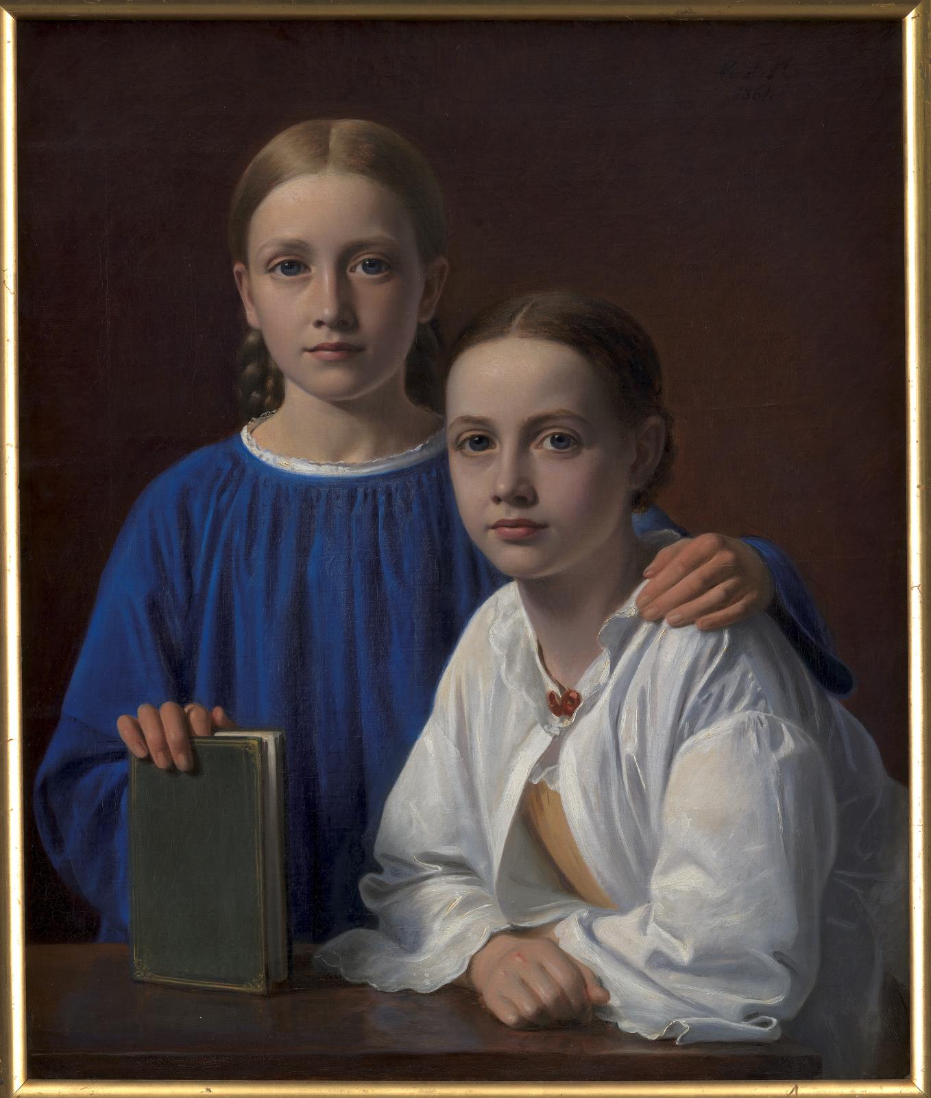 Constantin Hansen, Meta Magdalene Hammerich og kunstnerens datter Kristiane Konstantin Hansen