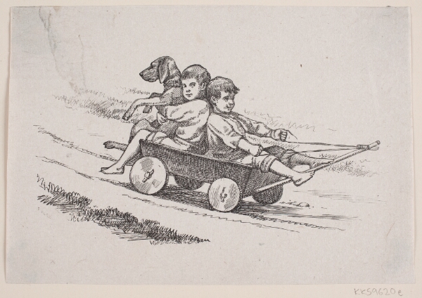 F. Hendriksen, Illustration til en historie