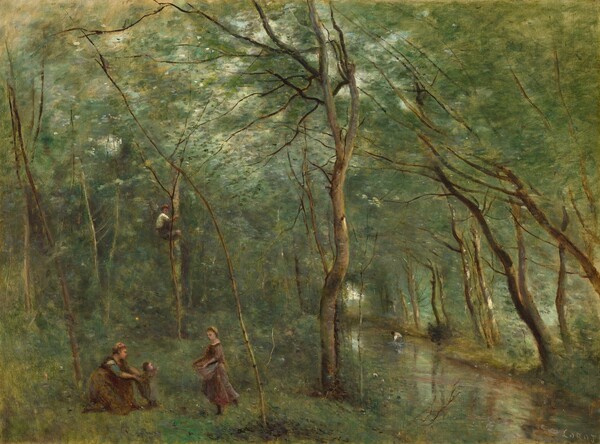 Jean-Baptiste-Camille Corot, The Eel Gatherers