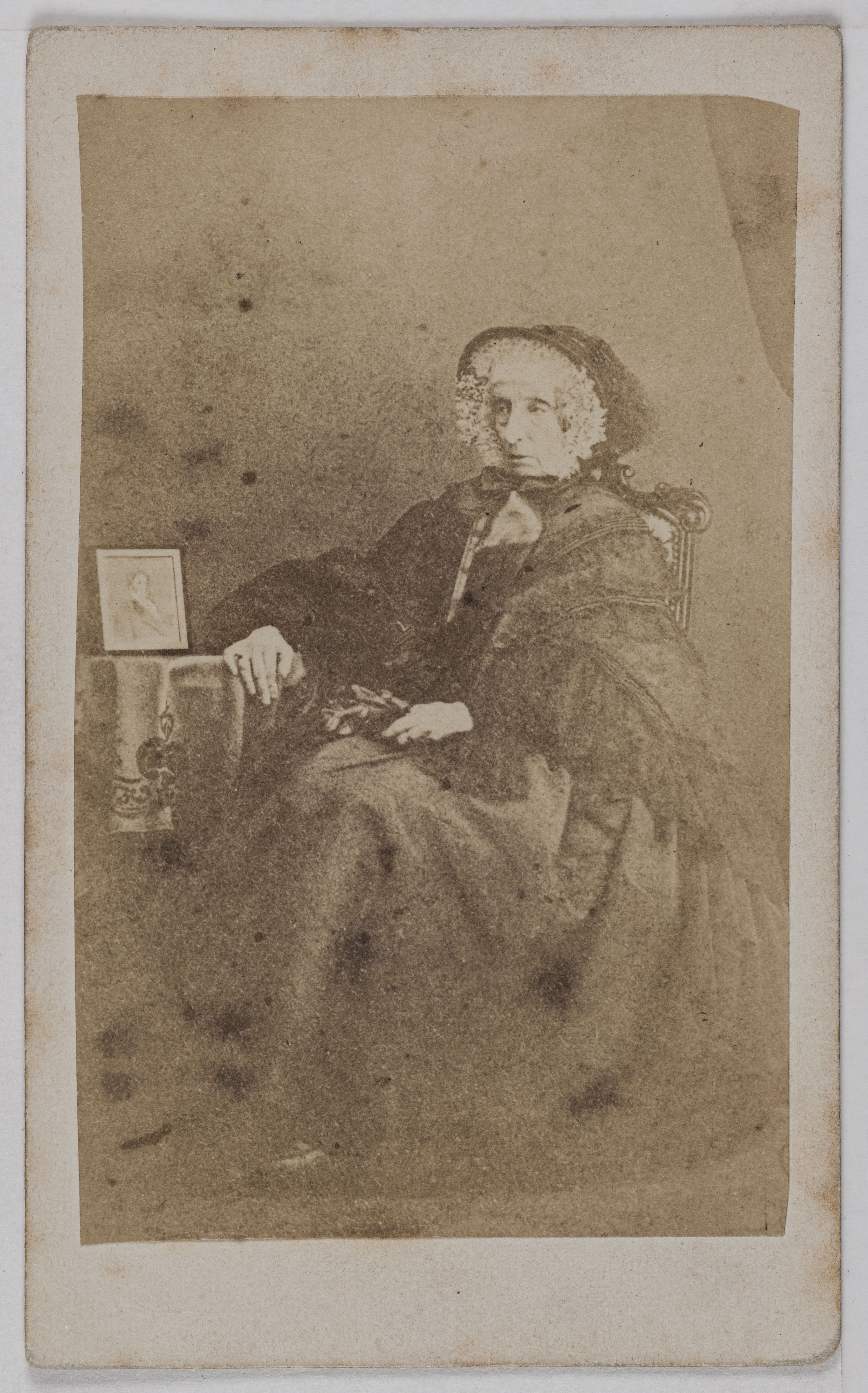 Anonyme, Portrait de Marie-Amélie de Bourbon, (1782-1866), (reine des Français)