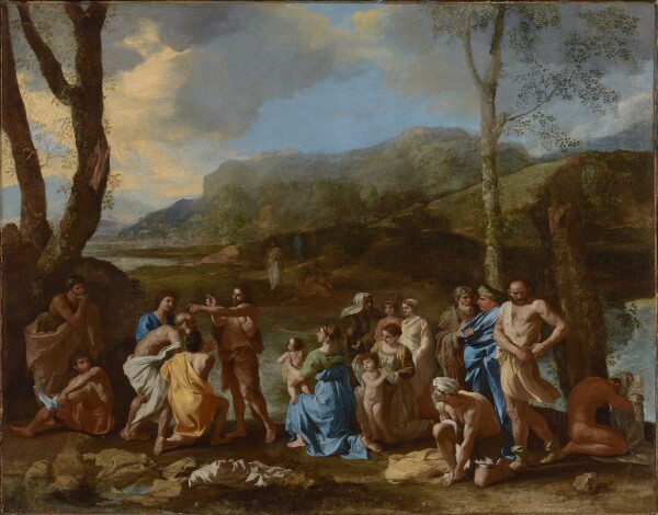 Nicolas Poussin, Saint John Baptizing in the River Jordan