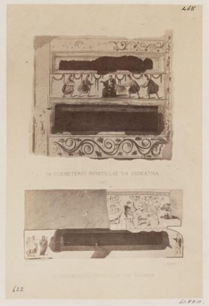 Parker, John Henry, Catacomb of S. Domitilla (Nereus and Achilleus) - Painting of the Adoration of the Magi, A.D. 523