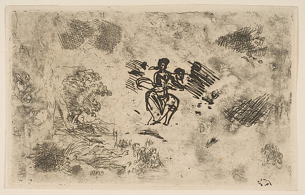 Claude Lorrain (Claude Gellée), Seated Woman and Other Sketches