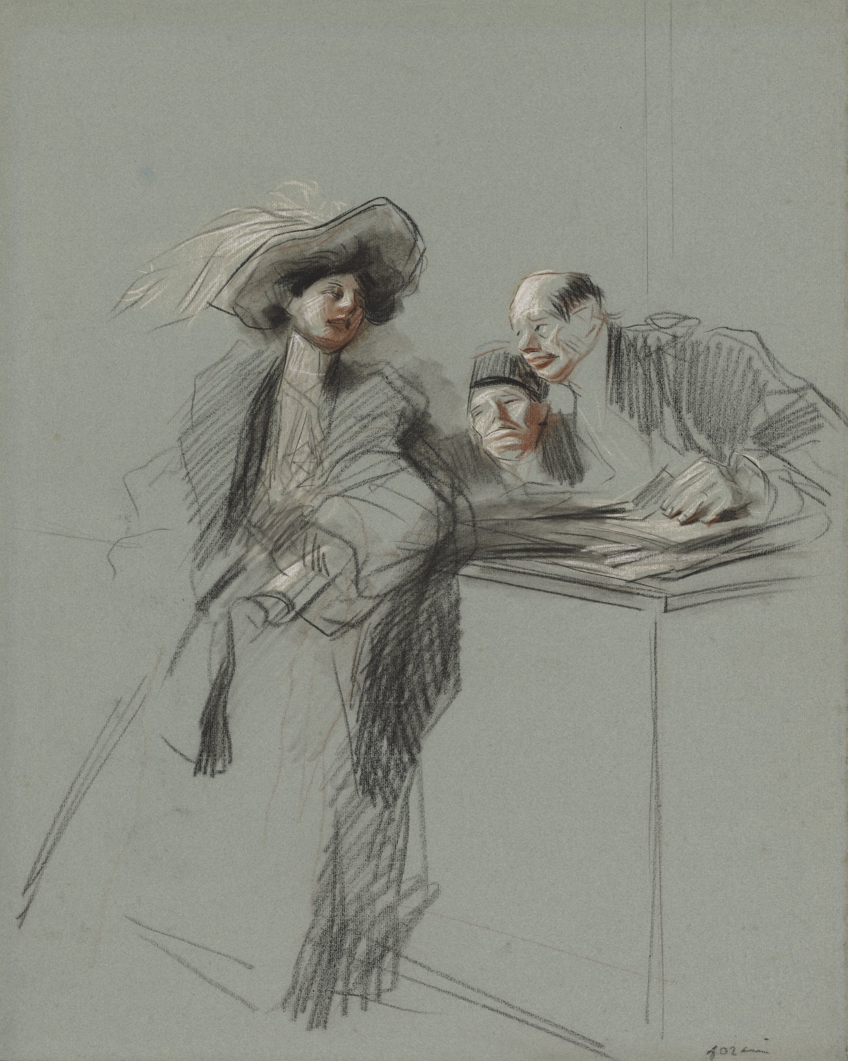 Jean Louis Forain, The Client