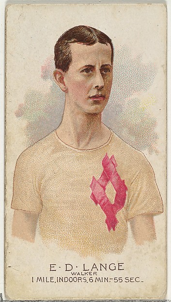 Allen & Ginter, E.D. Lange, Walker, from World's Champions, Series 2 (N29) for Allen & Ginter Cigarettes