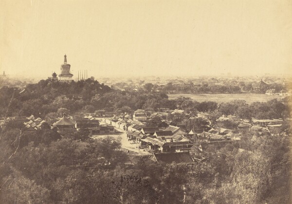 Felice Beato, View of the Gardens and Buddhist Temple, Pekin, October 1860