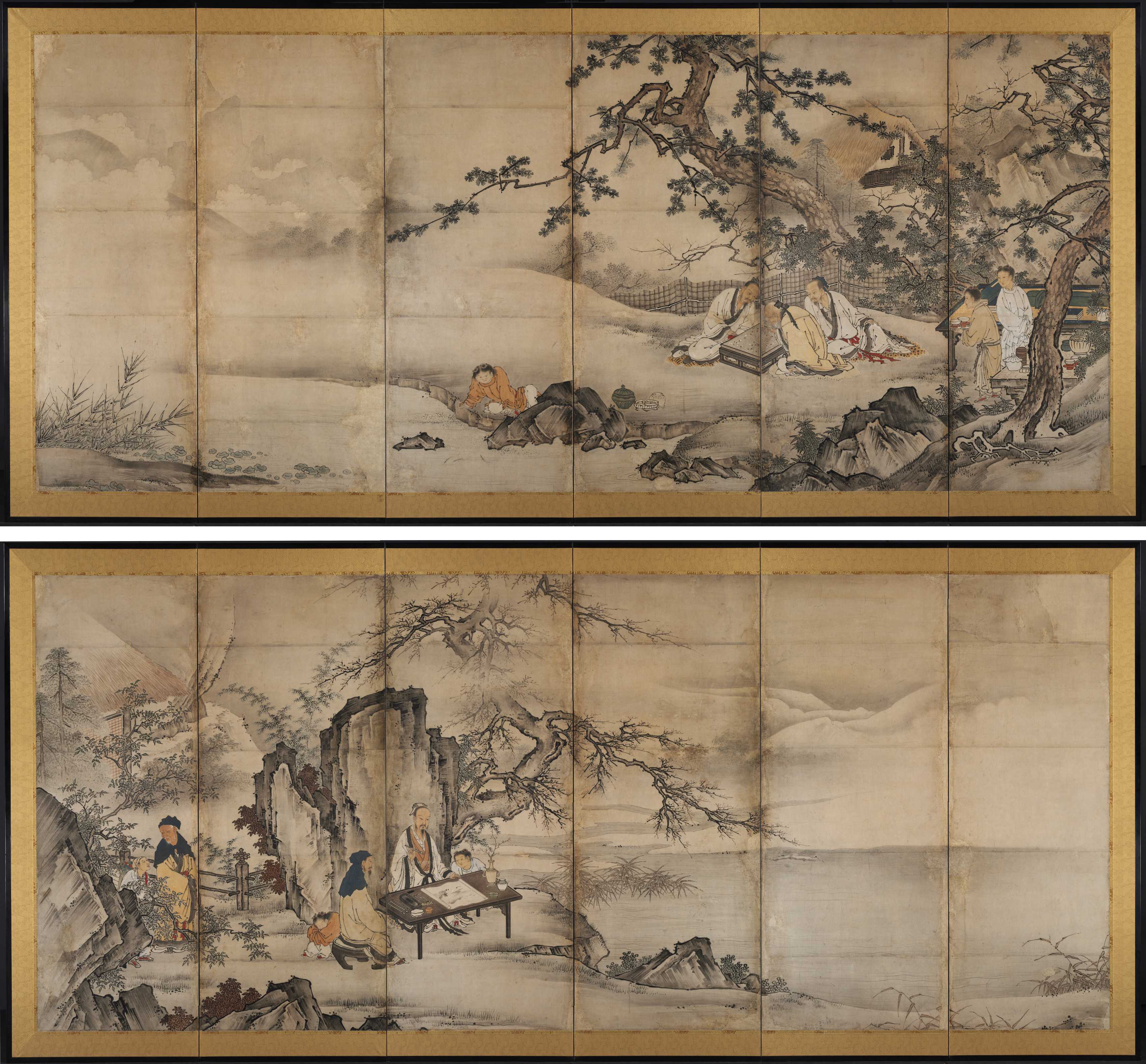 Kano Shōei, The Four Accomplishments