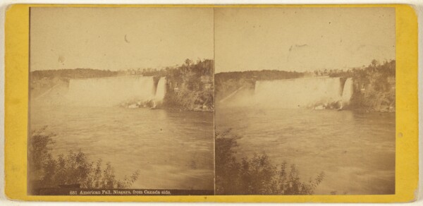 Edward Bierstadt, American Falls, Niagara, from Canada side.
