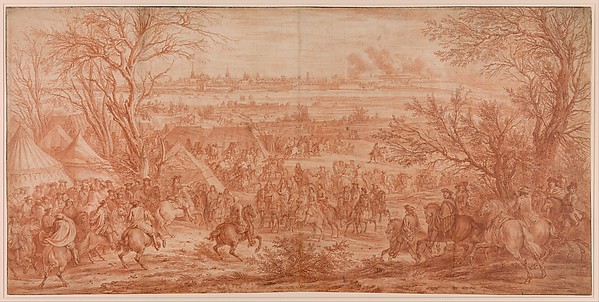 Adam Frans van der Meulen, Louis XIV at the Siege of Cambrai, Seen from the South-West (March 20–April 19, 1677)