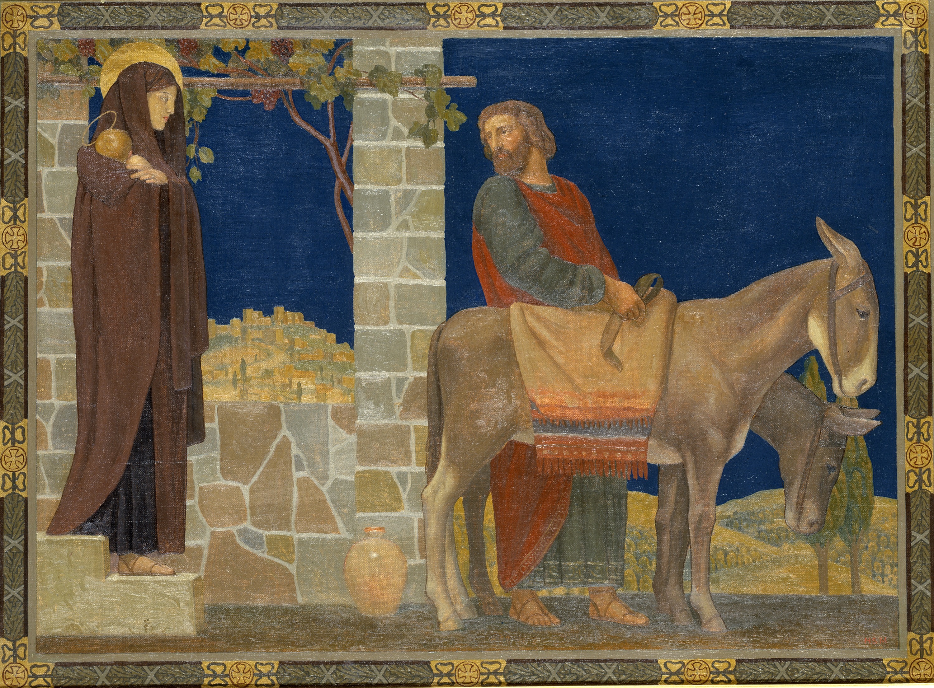 H. Siddons Mowbray, The Flight into Egypt