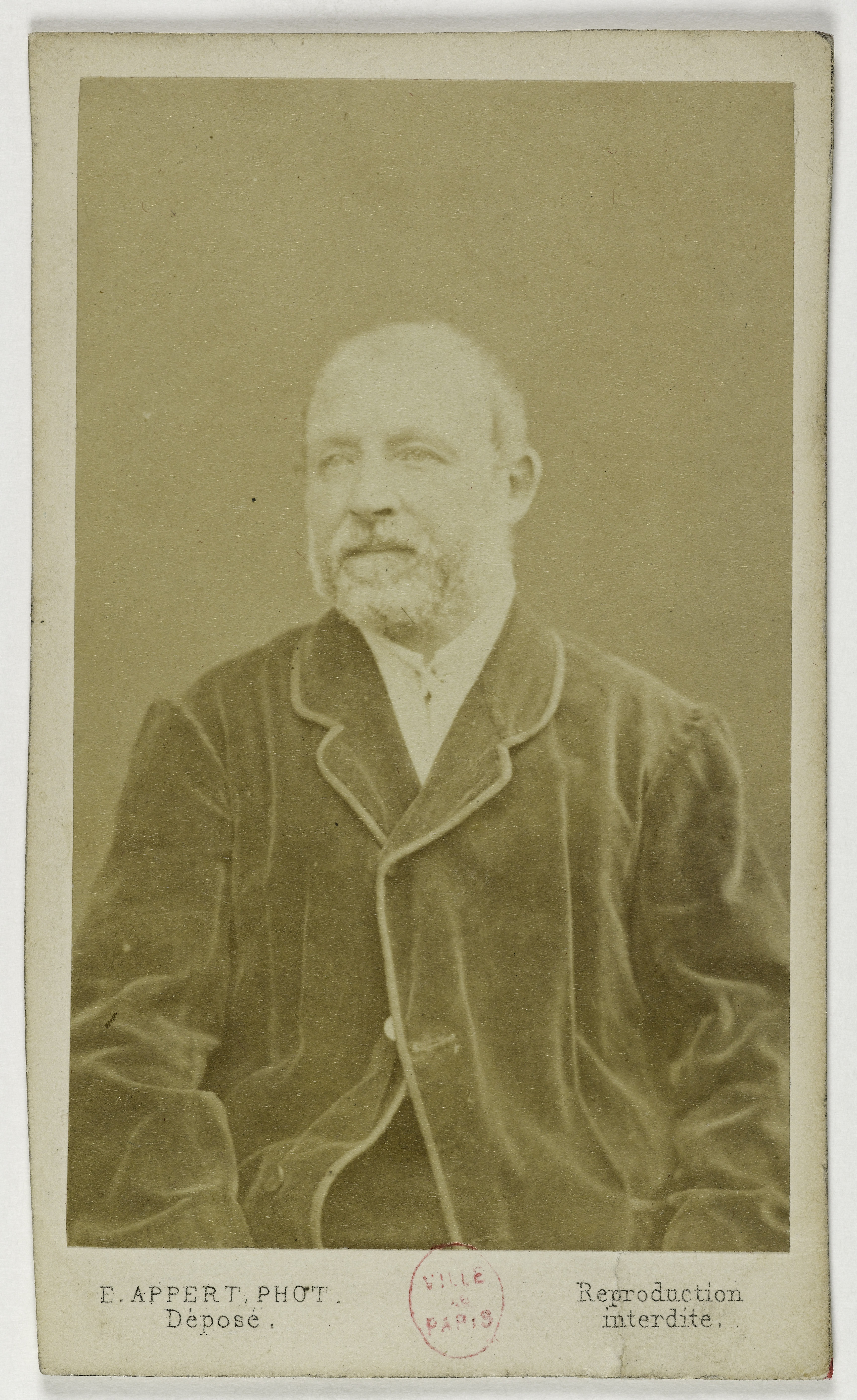Ernest Charles Appert, Portrait de Grenier, (compromis dans le procès de Blois, membre de la Commune)