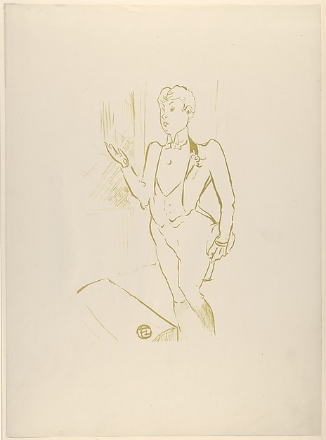 Henri de Toulouse-Lautrec, Mary Hamilton (from Le Café Concert)