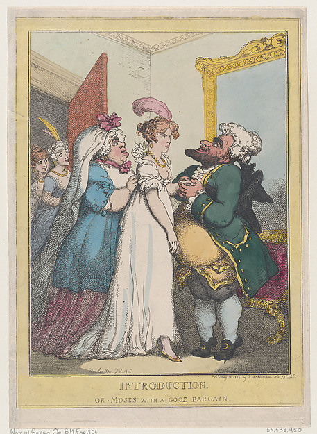 Thomas Rowlandson, Introduction, or Moses with a Good Bargain