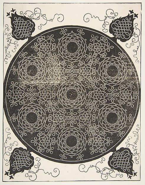 Albrecht Dürer, “The Sixth Knot”. Interlaced Roundel with Seven Wreaths