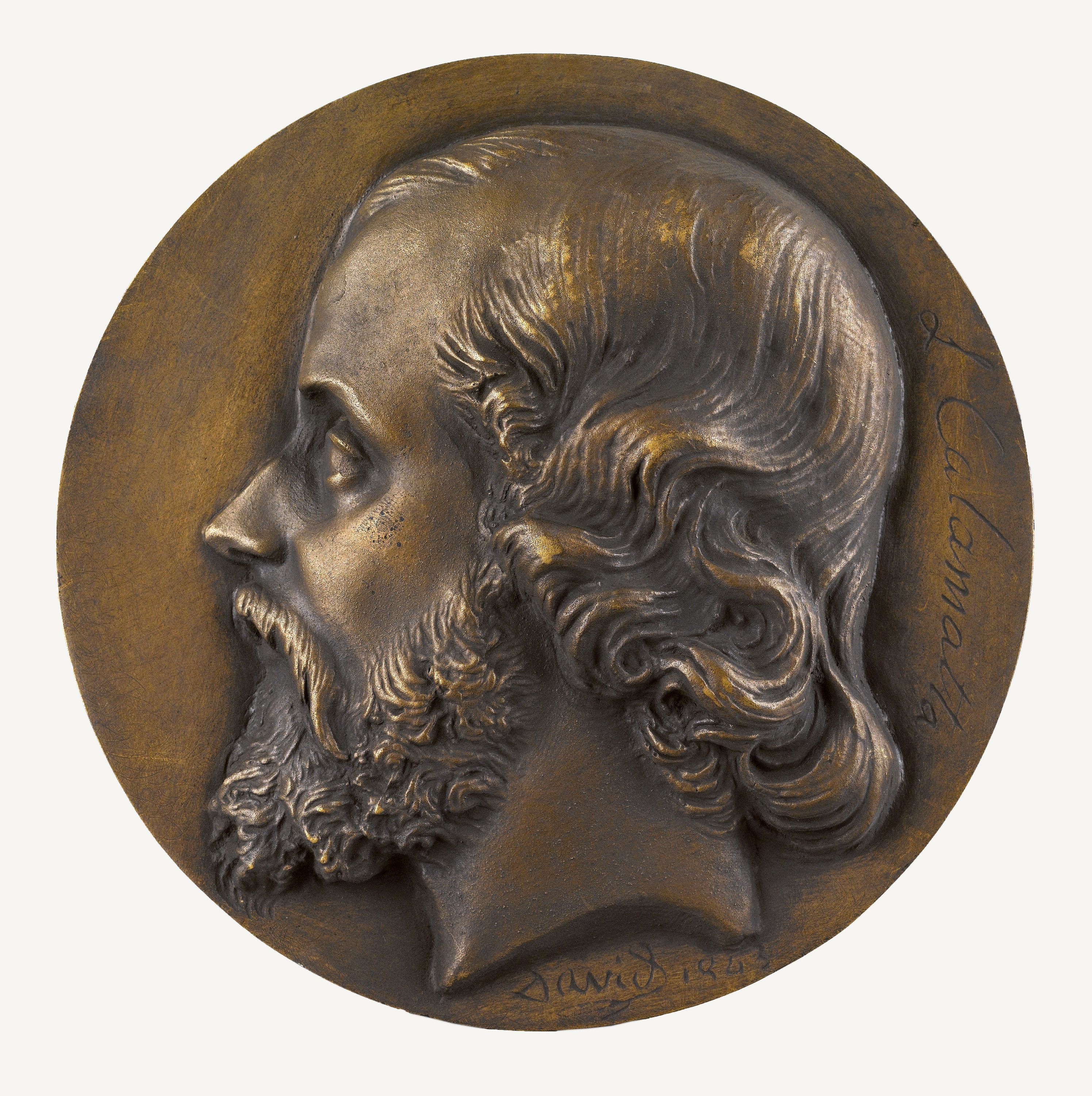 David d'Angers, Portrait de Louis Calamatta (1801-1869), graveur