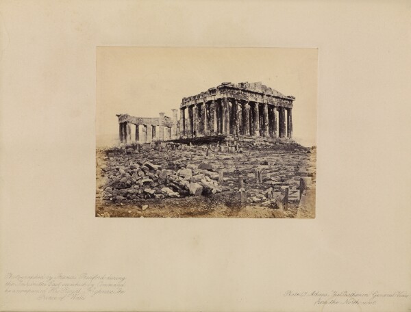 Francis Bedford, Athens - The Parthenon, General View from the Northwest