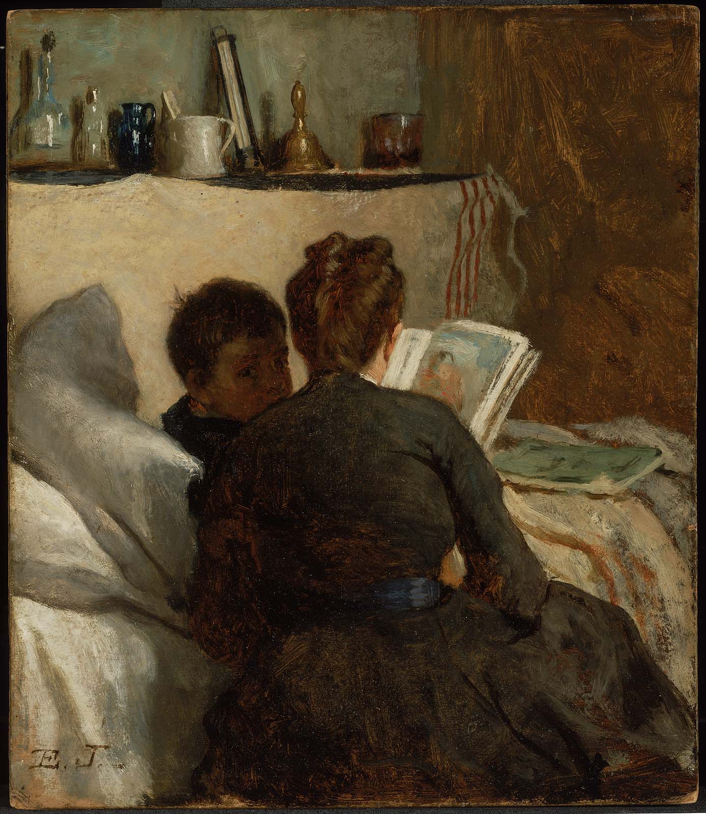 Eastman Johnson, The Little Convalescent