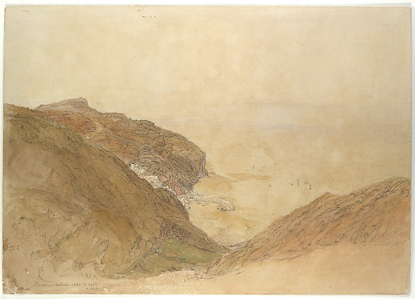 Samuel Palmer, View of Clovelly, Devon
