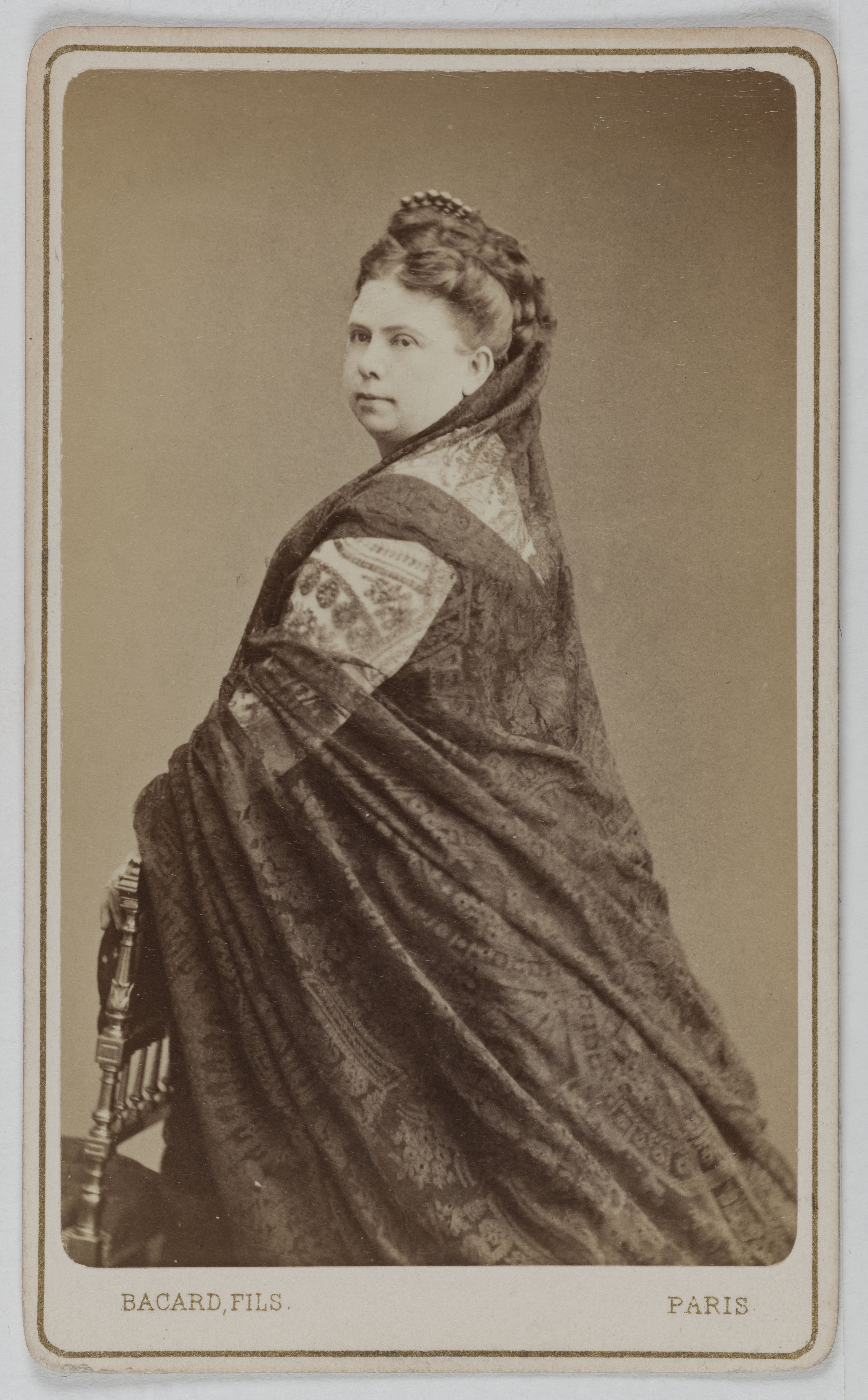 Bacard Fils, Portrait de Léonowa, (actrice)