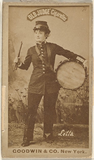 Goodwin & Company, Lotta, from the Actors and Actresses series (N171) for Old Judge Cigarettes
