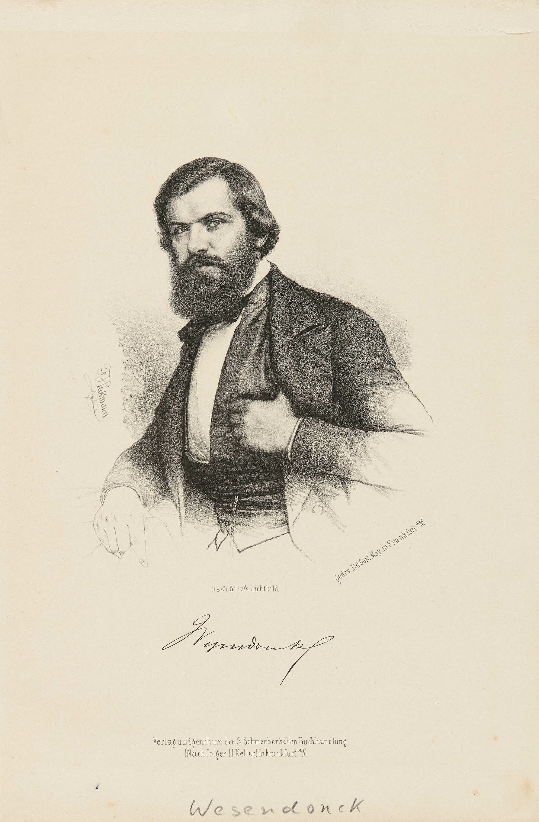 Fritz Hickmann, Bildnis Hugo Wesendonck