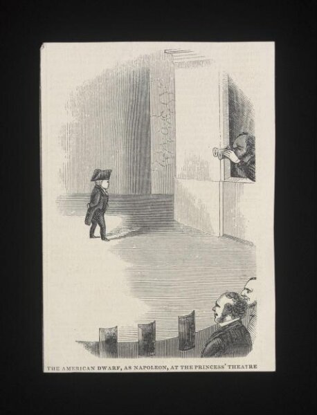 Unknown, The American Dwarf, as Napoleon, at the Princess' Theatre