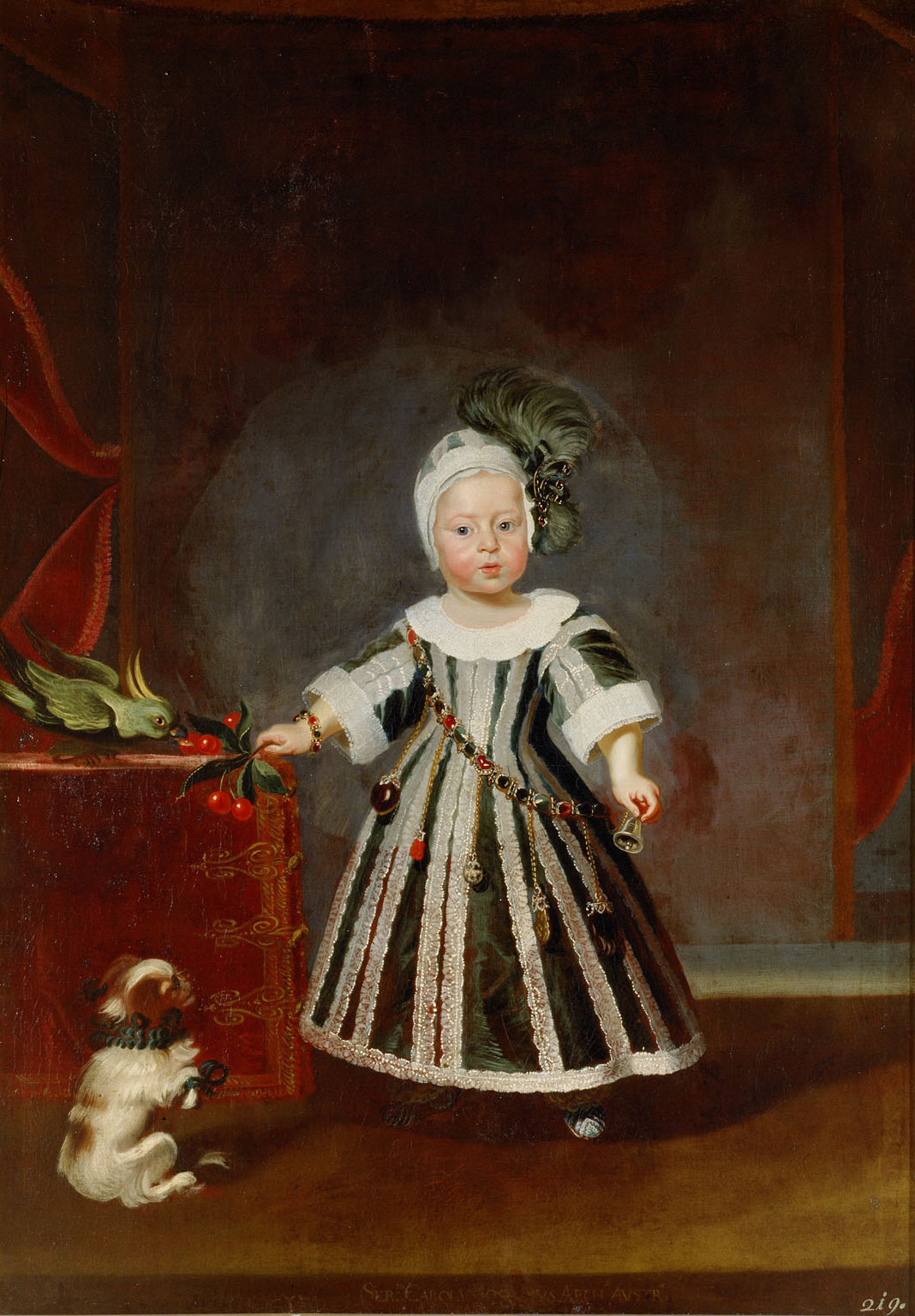 Frans Luycx, Portrait of Charles Joseph, Archduke of Austria (1745-1761)