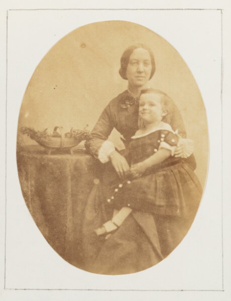 Unknown, [Portrait of a Woman and Child]