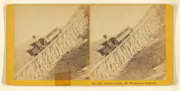 Benjamin West Kilburn, Jacob's Ladder, Mt. Washington Railroad.